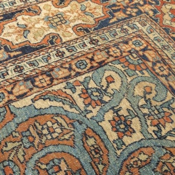 Alfombra Antigua Keshan. Diseño de...