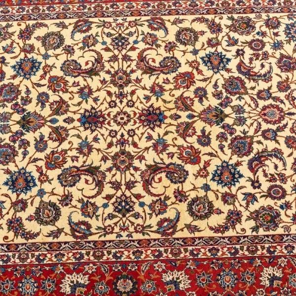 Antique Ispahan Rug. Design of...