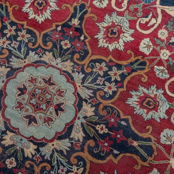 Kirman Persian Rug.  Central...