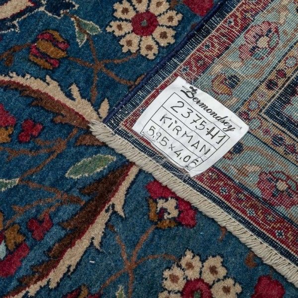 Kirman Persian Rug.  Central...