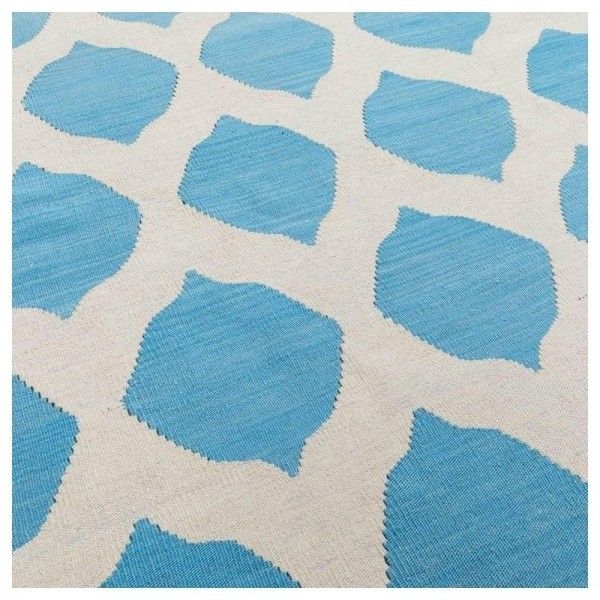 Killim Contemporaneo. Diseño Azul y...