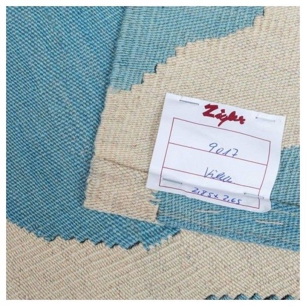 Killim Contemporaneo. Diseño Azul y...