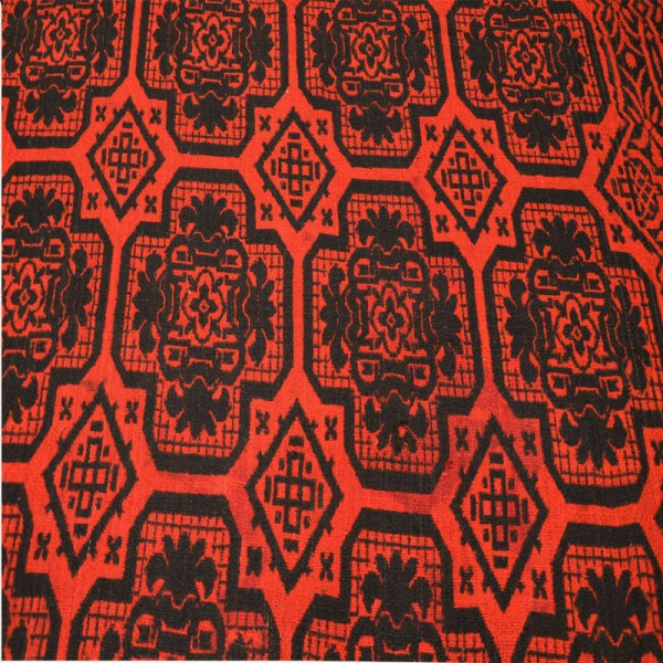 Alfombra Antigua. Diseño Geométrico....