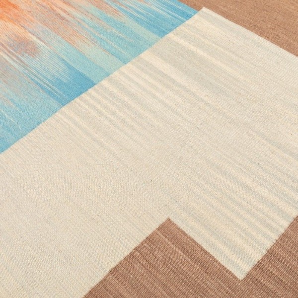 Contemporary Kilim. Wool Design. 2.90...