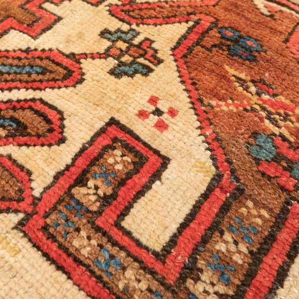Alfombra Antigua del Cáucaso Kazak....