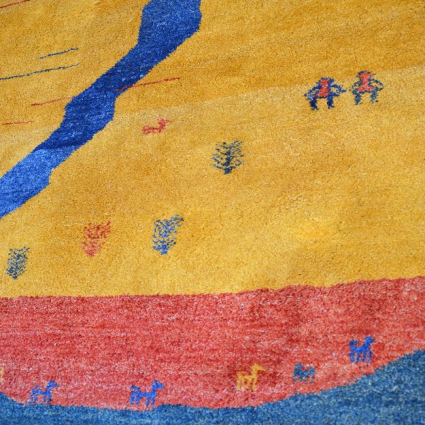 Persian Gabbeh Rug. 3.10 x 2.50 m.