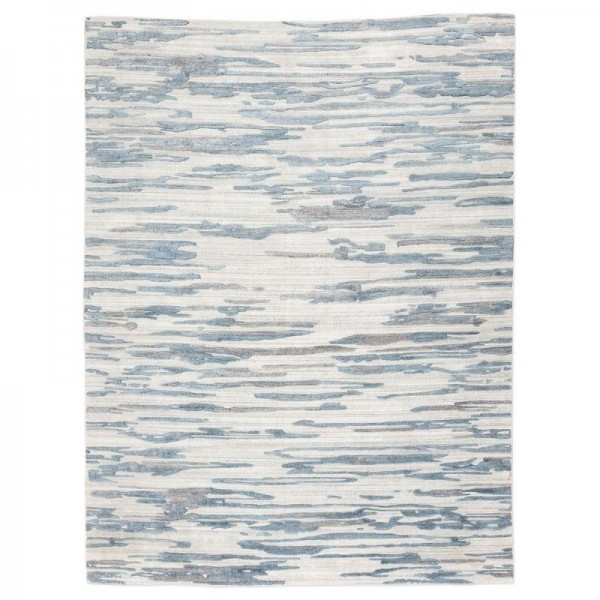 Alfombra Abstracta. Gris y Azul. 4,00...