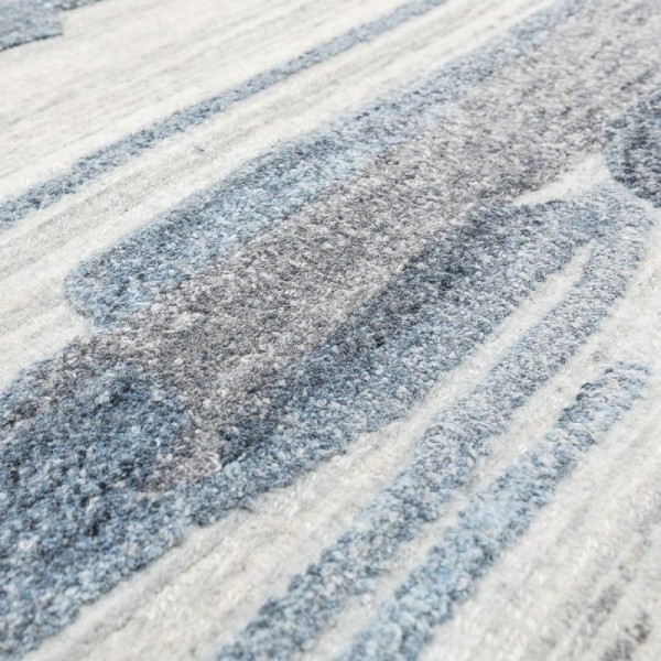 Alfombra Abstracta. Gris y Azul. 4,00...