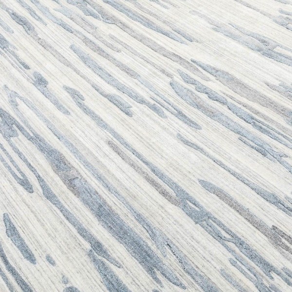 Alfombra Abstracta. Gris y Azul. 4,00...