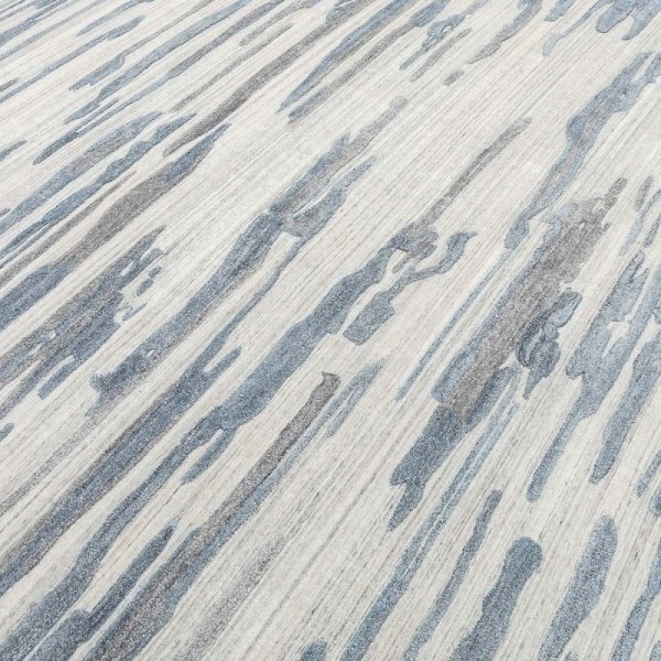 Alfombra Abstracta. Gris y Azul. 4,00...