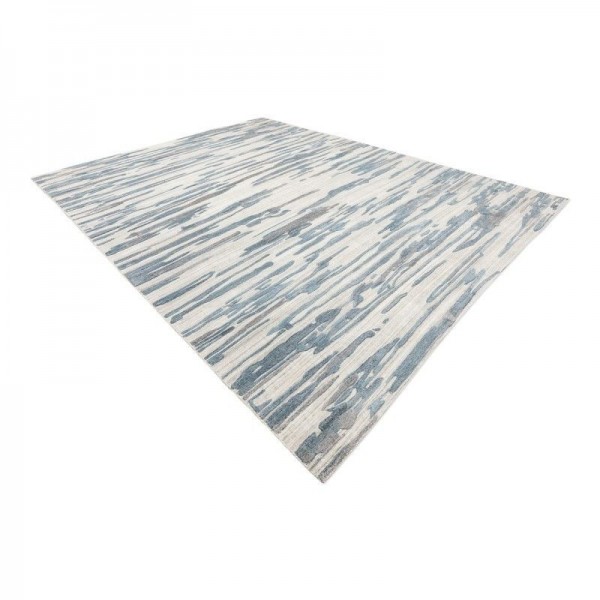 Alfombra Abstracta. Gris y Azul. 4,00...