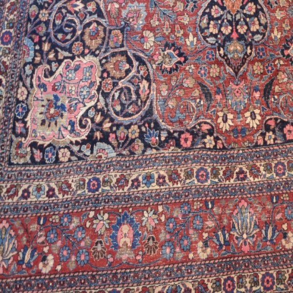 Antique Persian Rug. Meshed, Classic...