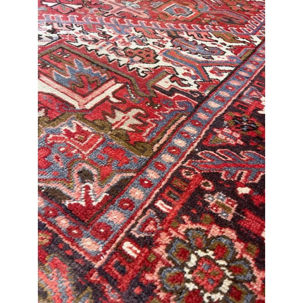 Persian rug Heriz. Central Rose...