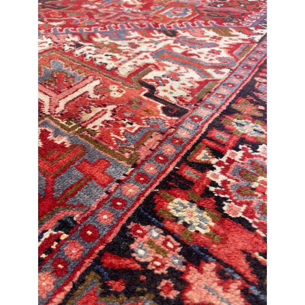 Persian rug Heriz. Central Rose...