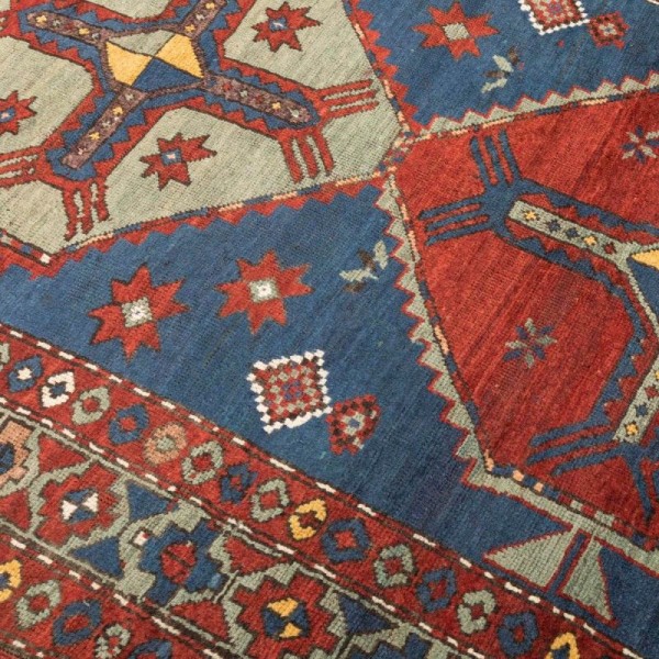 Antique Kazak Rug. 2.40 x 1.25 m