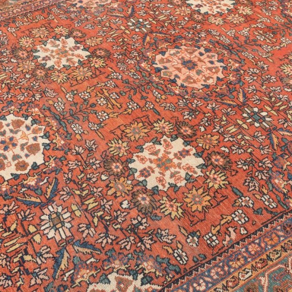Antique Mahal Wool Rug. 3,60 x 2,65 m