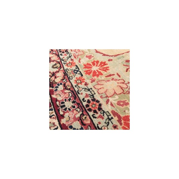 Alfombra Antigua Kirman. 3,40 x 2,65 m.