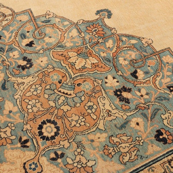Alfombra Tabriz Haji-Jalili 3,75X2,75m.