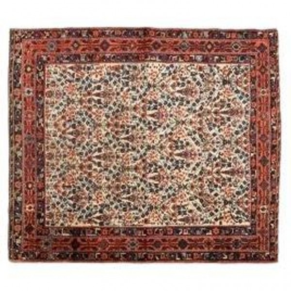 Alfombra Antigua Afshar.1,55 x 1,35 m