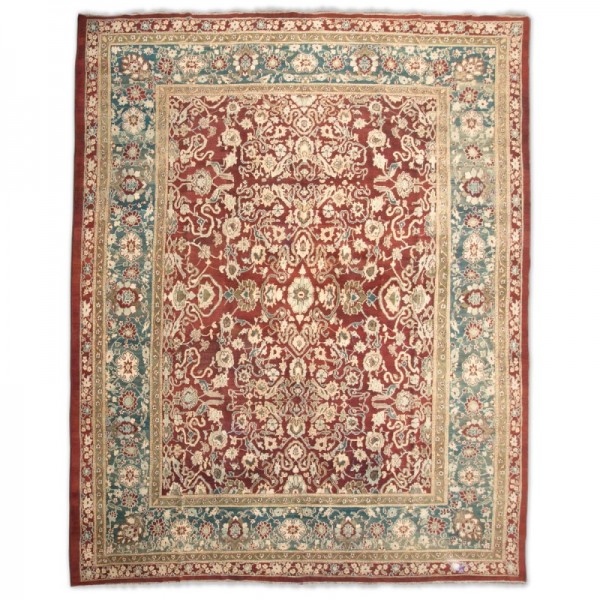 Alfombra Antigua Agra India. 4,30 x...