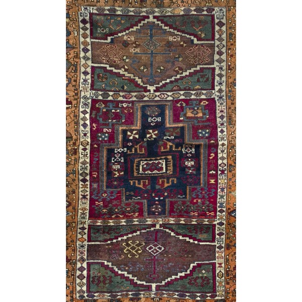 Alfombra Antigua Yuruk. 1,70 x 1,30 m