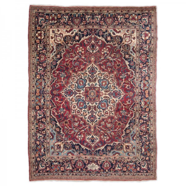 Antique Meshed Emogli Wool Rug. 3,10...