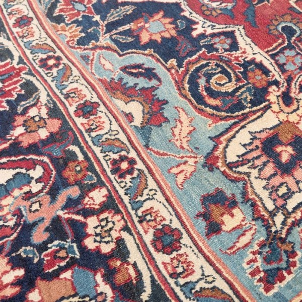 Antique Meshed Emogli Wool Rug. 3,10...