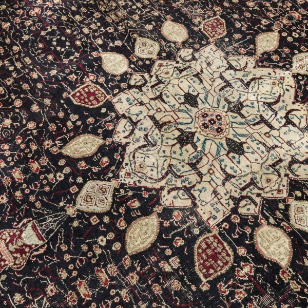 Alfombra Antigua Agra India. 3,50 x...