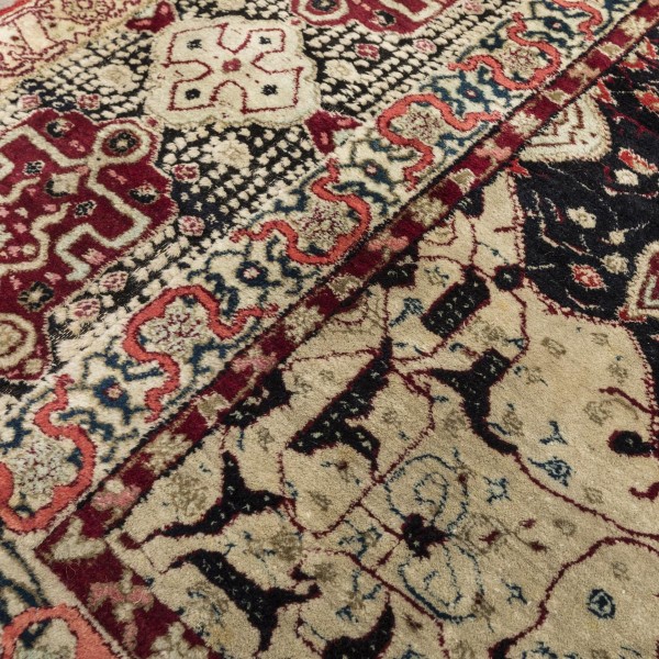 Alfombra Antigua Agra India. 3,50 x...