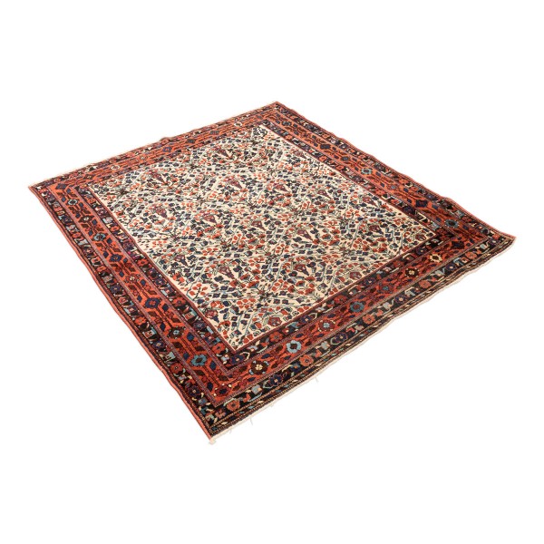 Alfombra Antigua Afshar.1,55 x 1,35 m