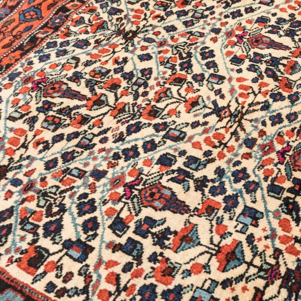 Alfombra Antigua Afshar.1,55 x 1,35 m