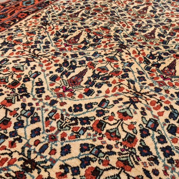 Alfombra Antigua Afshar.1,55 x 1,35 m