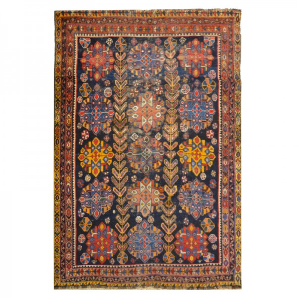 Alfombra Antigua Afshar. 1,90 x 1,30 m
