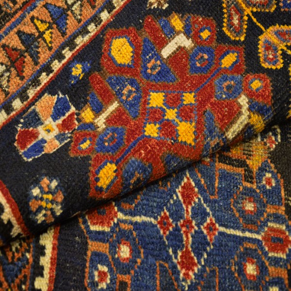 Alfombra Antigua Afshar. 1,90 x 1,30 m
