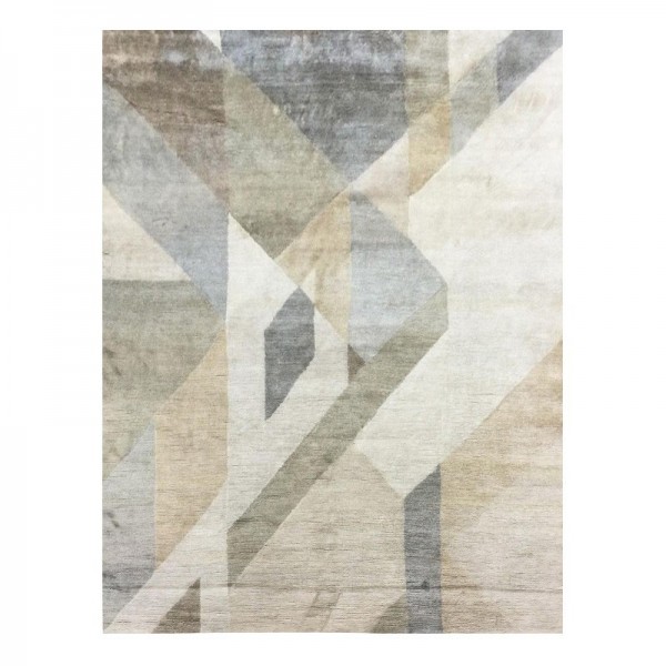 Alfombra Abstracta. Diseño Seda Y...