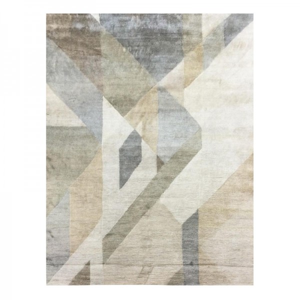 Alfombra Abstracta. Diseño Seda Y...