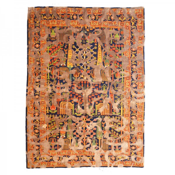 Abstract Rug. Persian Bidjar. Wool...