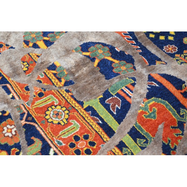 Abstract Rug. Persian Bidjar. Wool...