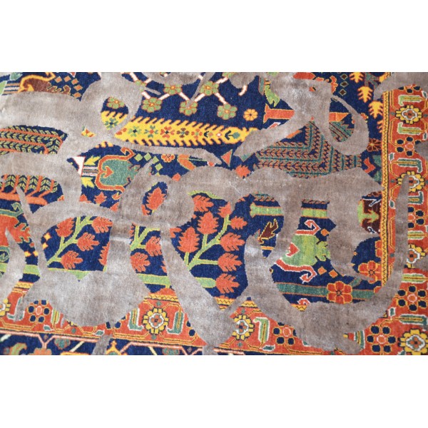Abstract Rug. Persian Bidjar. Wool...