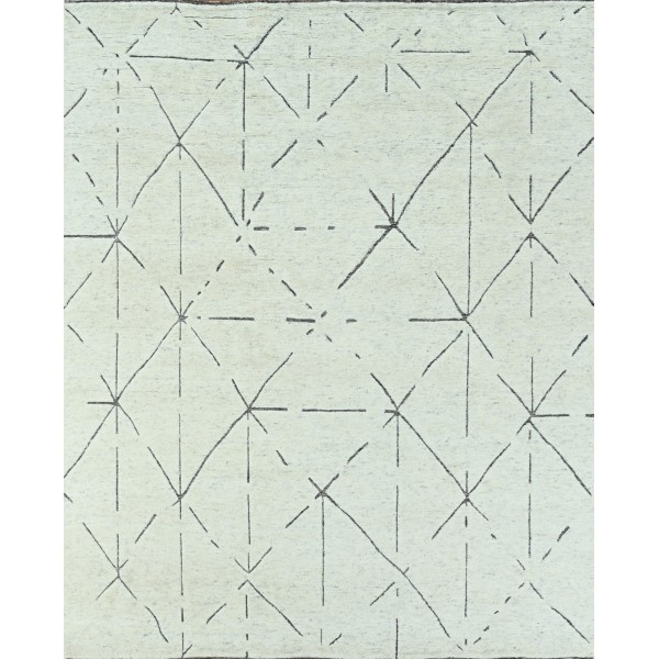 Hand made modern rug 3.00 x 2.50 m